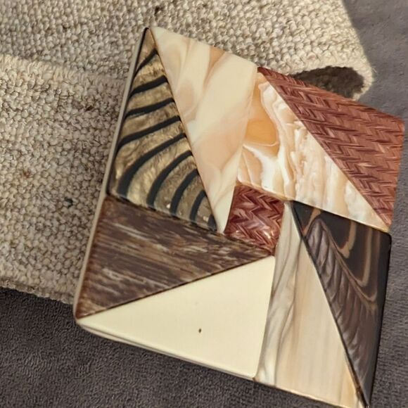 Vintage cream boho natural belt - Picture 2 of 5